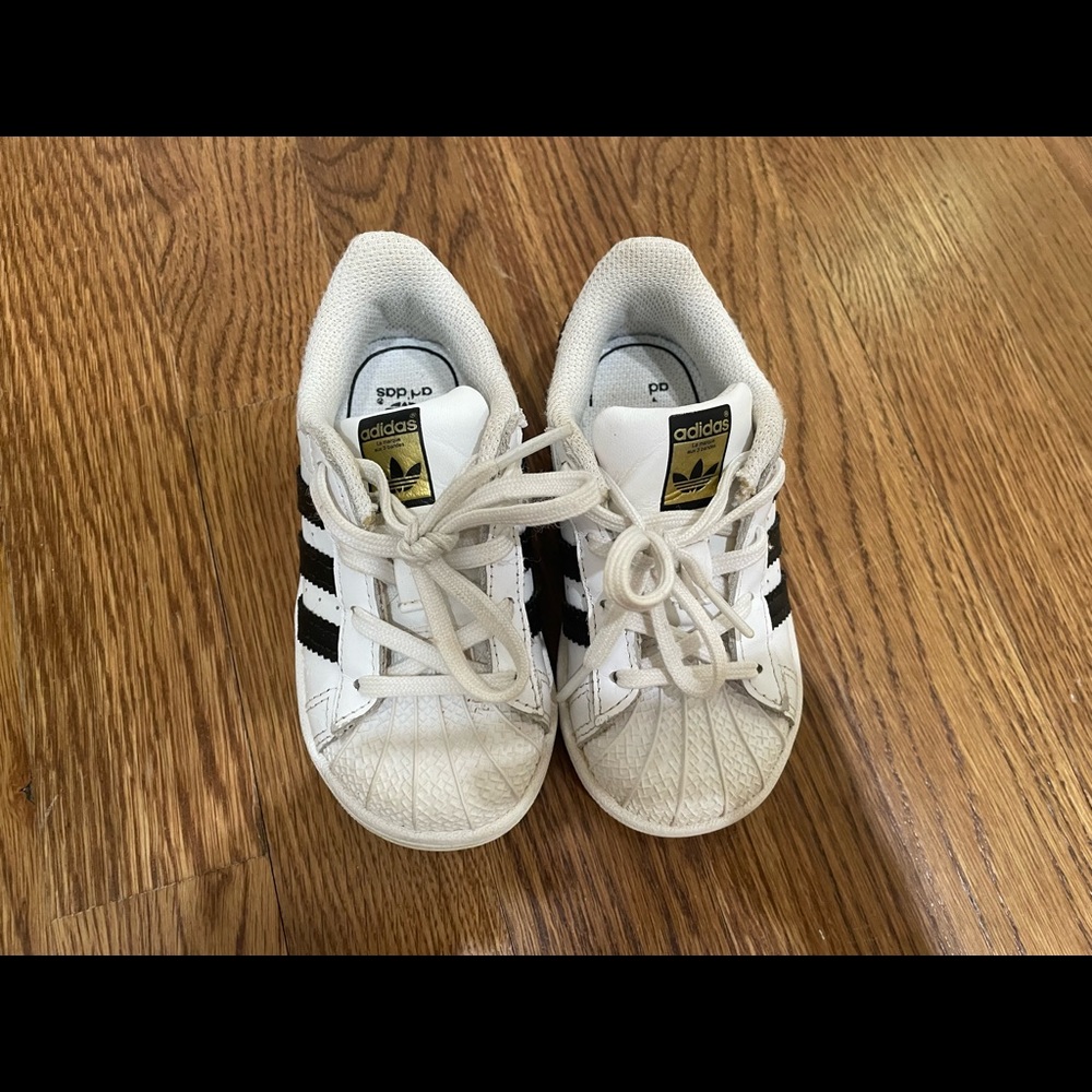 Kids Adidas Superstar shoes